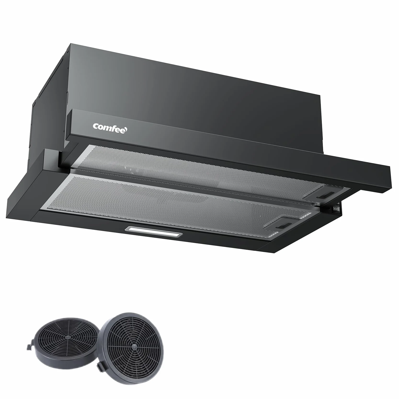 COMFEE Campana Extractora CHL03M21B 60 cm 400 m³/h Empotrable Negro