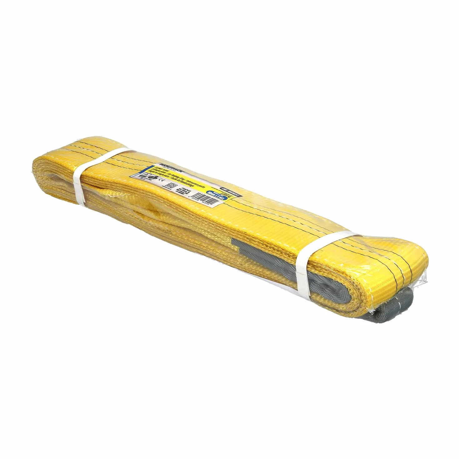 WOLFPACK Eslinga Plana Doble Banda 3000 Kg Longitud 3 Metros Ancho 9 cm Poliester Amarilla