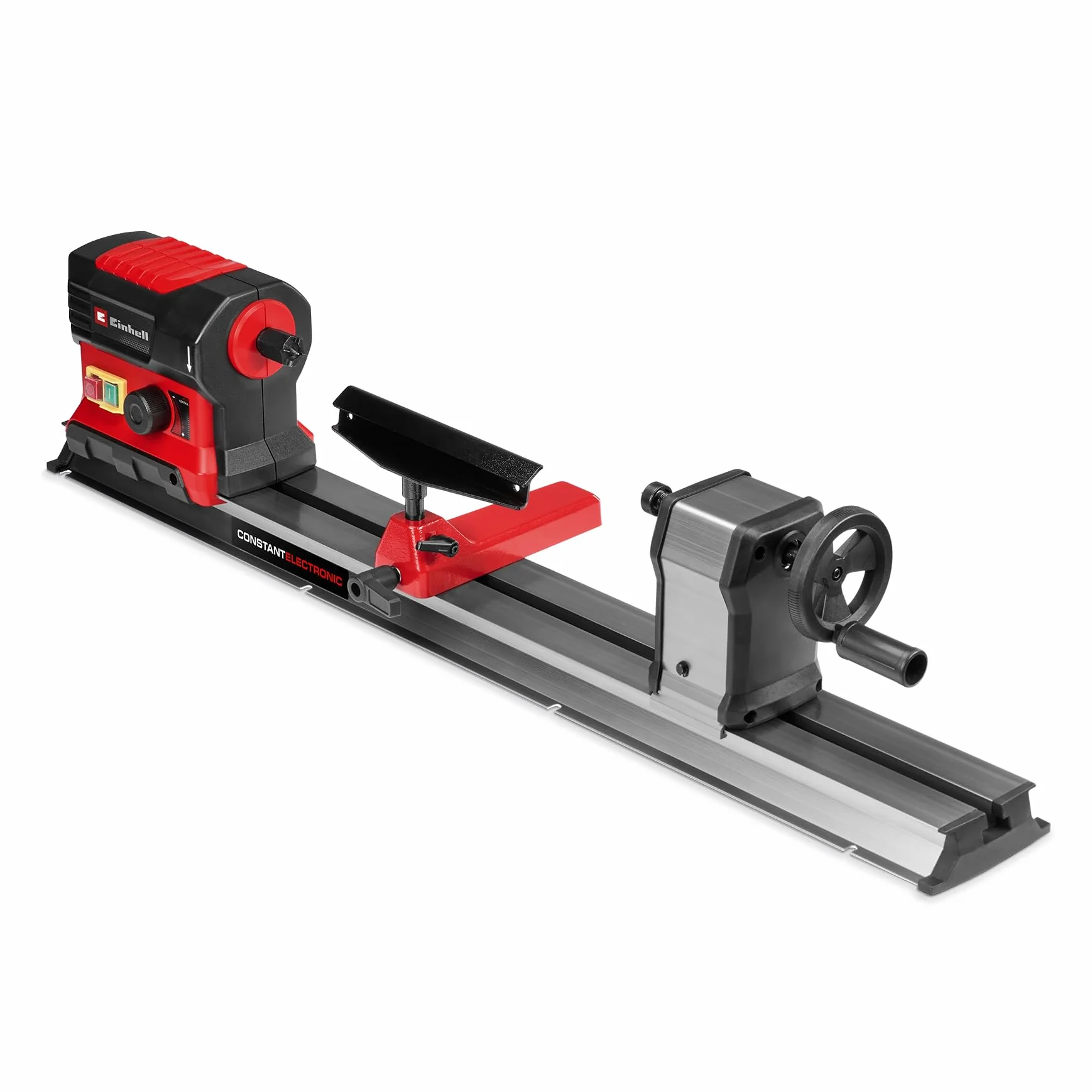 Einhell torno TC-WW 600 CE Vario (600 W, electrónica constante, máquina de torneado para piezas de trabajo de máx. 60 x 25 cm, velocidad continua 800-3000 rpm, incl. disco plano)