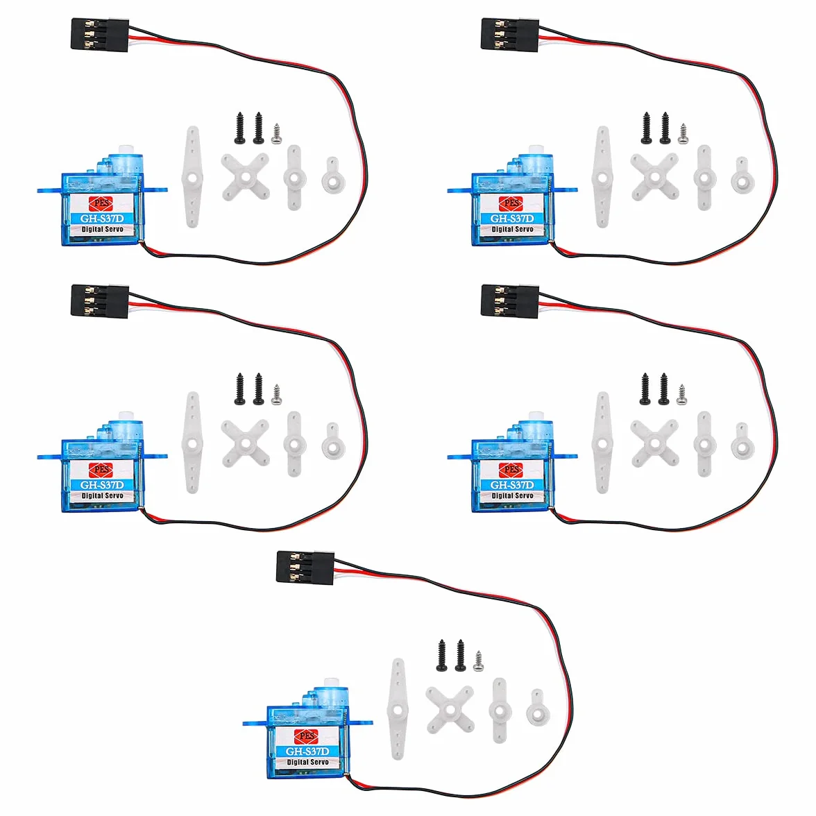 Micro 3,7 g Digital Servo GH-S37D para Avión RC Helicóptero Barco