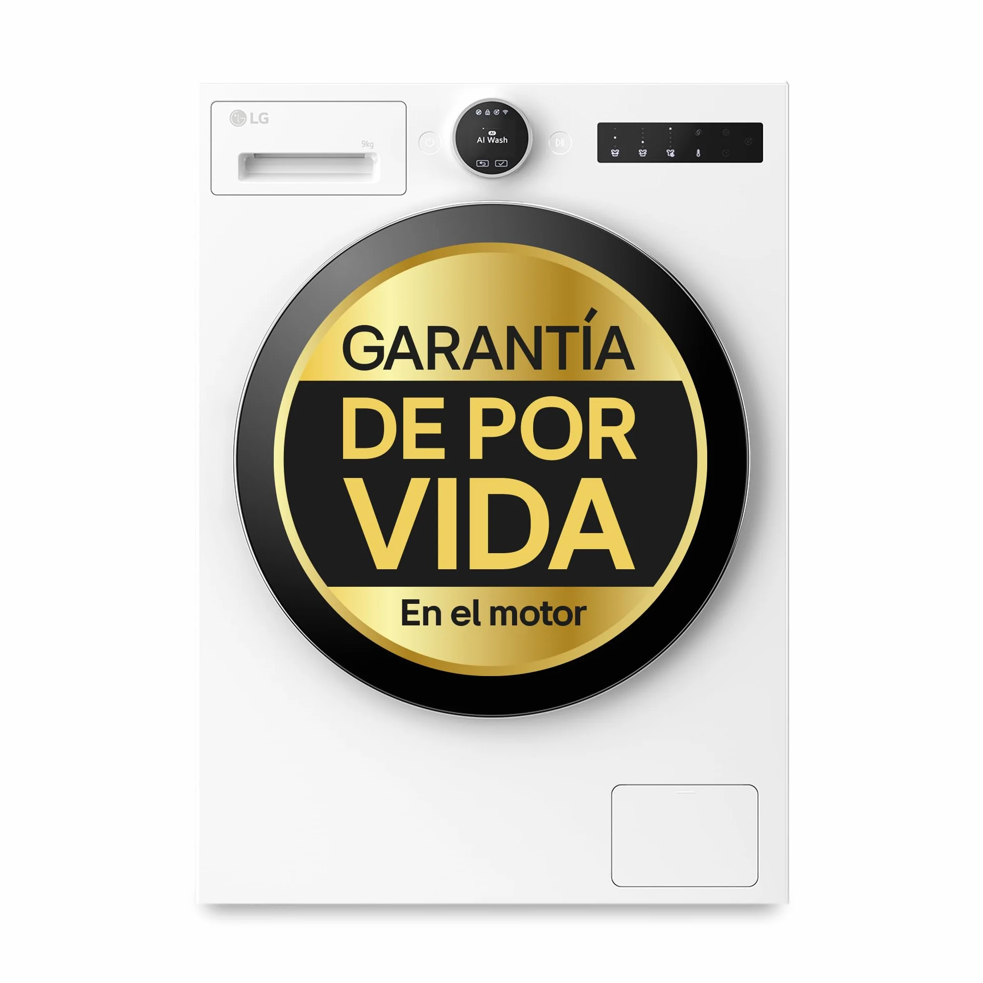 LG F4X7513TWS Lavadora Inteligente Carga Frontal 13 Kg 1400rpm AI Direct Drive TurboWash 360º Serie 750 Blanca