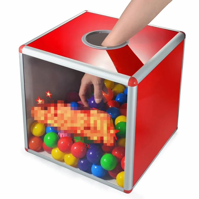 BESPORTBLE 50 Piezas Bolas de Lotería Amarillas Huecas para Fiestas Diámetro