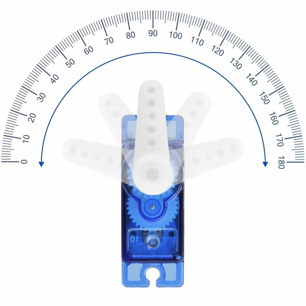 HOTUT 9G Micro Servo Motor 3 Piezas para RC Robot Brazo Helicópteros